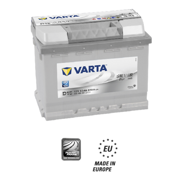 Immagine di BATTERIA VARTA 63AH D15