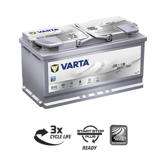 BATTERIA VARTA 95AH AGM G14