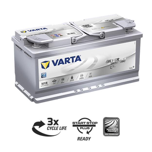 BATTERIA VARTA 105AH H15 AGM