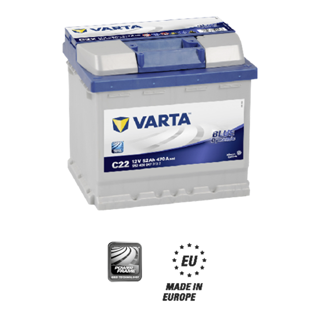 Immagine di BATTERIA VARTA 52AH C22