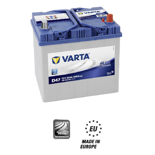 Immagine di BATTERIA VARTA 60AH D47