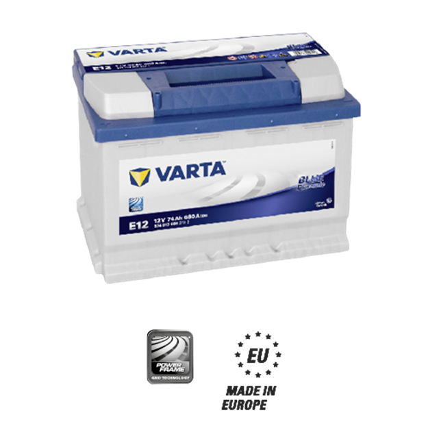 Evocomponents. BATTERIA VARTA 74AH E12 574013068