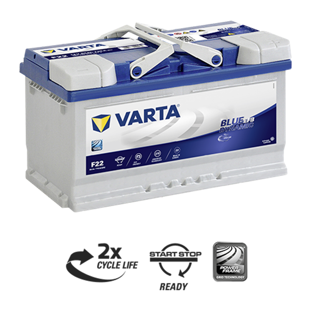 Immagine di BATTERIA VARTA 80AH F22