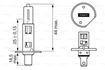 Immagine di LAMPADINA BOSCH H1 12V PURE LIGHT 1987302011