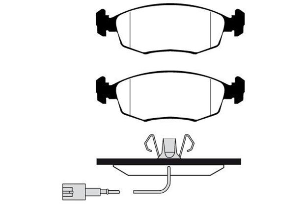 Immagine di Pastiglia Freno Raicam RA03188 Fiat Punto EVO