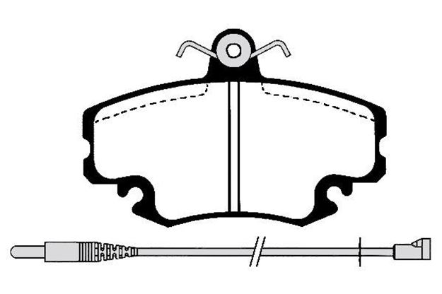 Immagine di Pastiglia Freno RA05150 Peugeot/Renault/Dacia