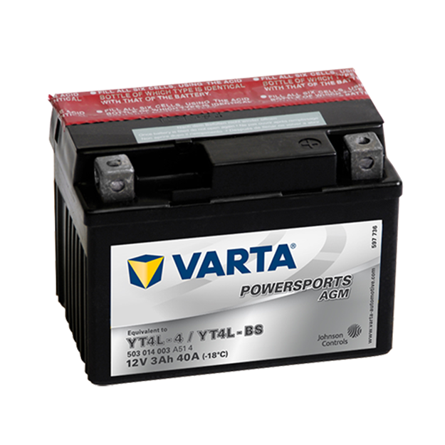 Picture of Batteria Moto Varta POWERSPORTS AGM 503014003 YT4L-BS