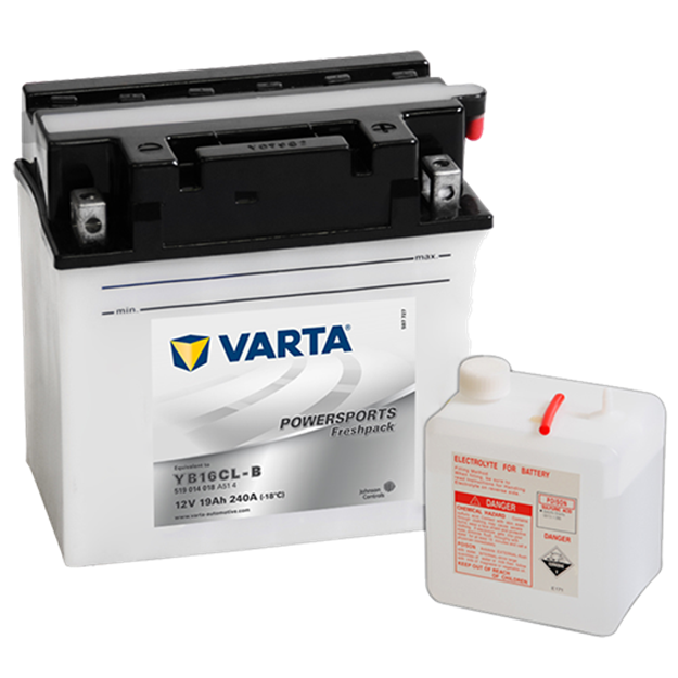 Picture of Batteria Moto Varta POWERSPORTS Freshpack 519014018 YB16CL-B