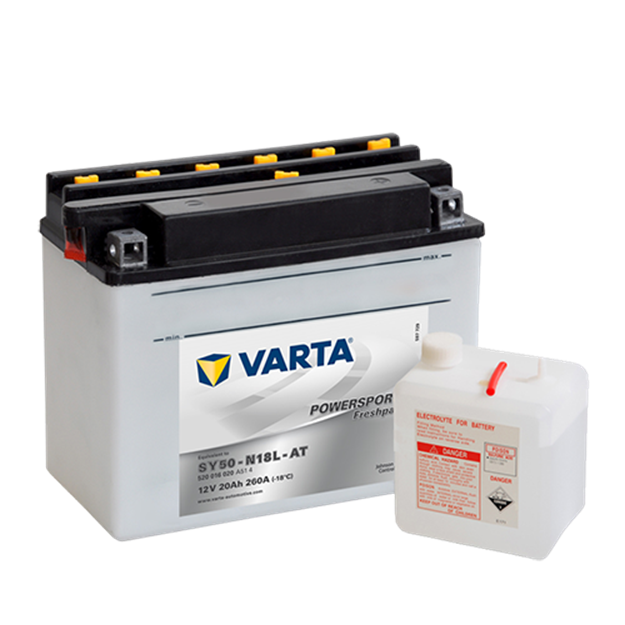 Immagine di Batteria Moto Varta POWERSPORTS Freshpack 520016020 SY50-N18L-AT