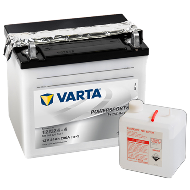 Picture of Batteria Moto Varta POWERSPORTS Freshpack 524101020 (12N24-4)