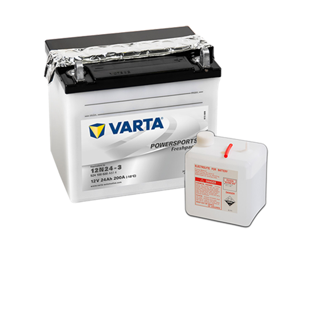 Immagine di Batteria Moto  Varta POWERSPORTS Freshpack 524100020  (12N24-3)