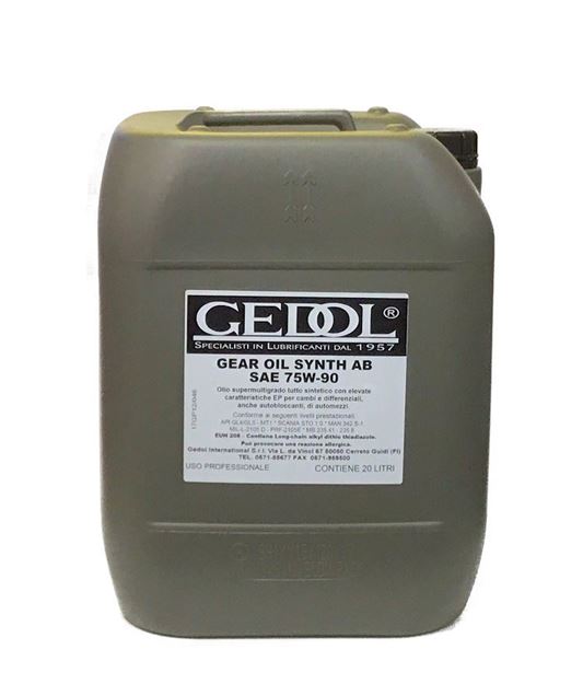 Picture of OLIO CAMBIO GEDOL GEAR OIL SYNTH AB 75W90 LT.20