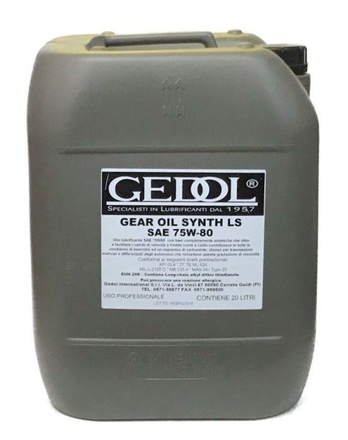 olio cambio 75w80 lt.20