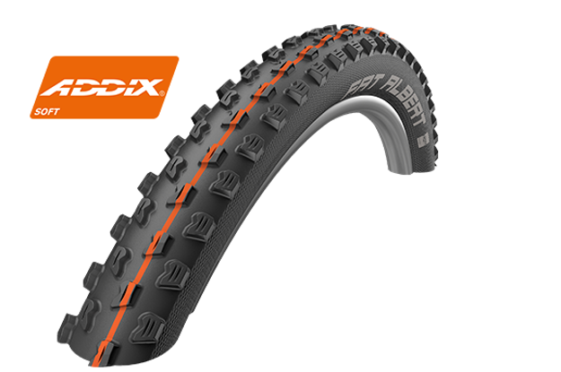 Immagine di Copertone Schwalbe Fat Albert Front 29x2.35 Snakeskin TL-easy Addix Soft Evolution Line pieghevole nero