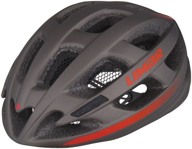 Immagine di Casco bici Limar Ultralight Lux nero opaco rosso Taglia L (56-62cm)