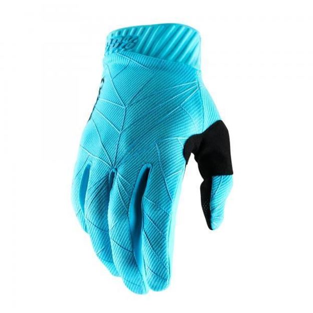 Immagine di GUANTI 100% RIDEFIT Ice Blue Black
