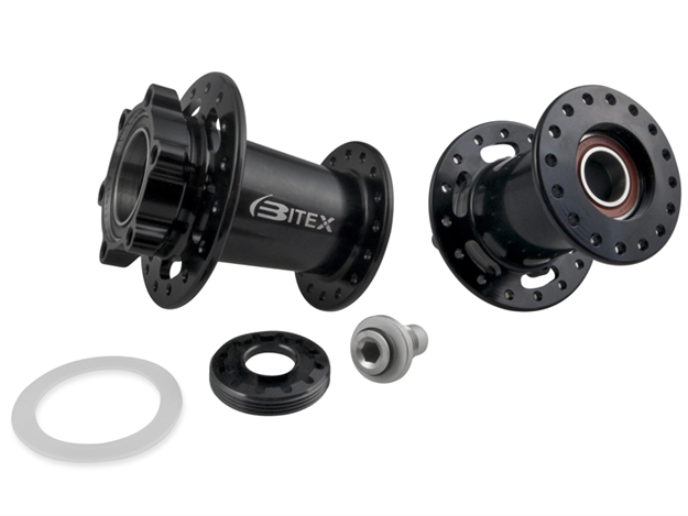 Immagine di Bitex BX602F mozzo anteriore Boost Lefty 32h 6 fori colore nero