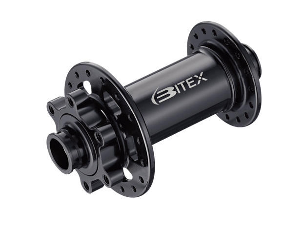 Immagine di Bitex BX211F mozzo Boost anteriore 32h 6 fori colore nero