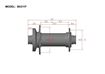 Immagine di Bitex BX211F mozzo Boost anteriore 32h 6 fori colore nero