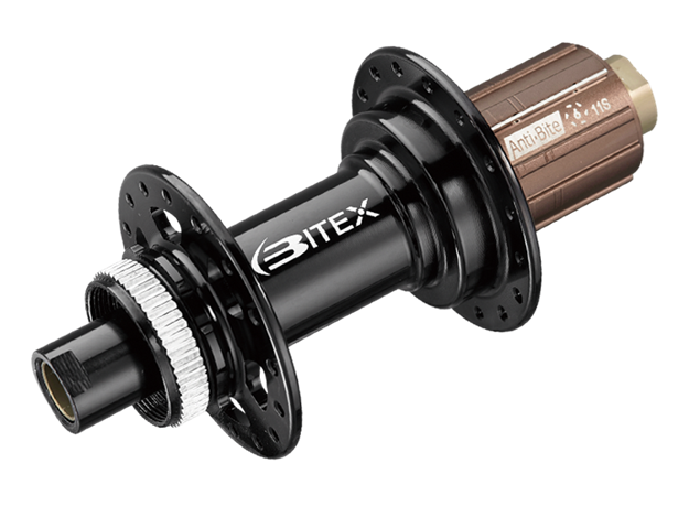 Evocomponents. Bitex BX212R mozzo Boost 32h Centerlock corpetto Shimano  Microspline colore nero