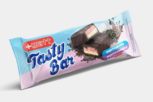 Immagine di +WATT Tasty Bar barretta singola gusto Yogurt e Mirtillo