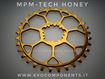 Immagine di MPM-TECH Corona Honey Sram Direct 34T offset 3mm gold sram direct compatibile