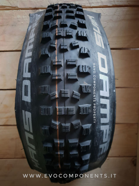 Immagine di SCHWALBE Copertone Hans Dampf 27.5x2.60 EVO SnakeSkin Super Gravity Addix Soft Tubeless Ready Nero