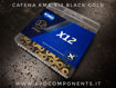 Immagine di Catena KMC X12 Ti-N Nero Oro 12 velocità