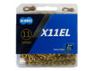 Picture of KMC X11 EL Ti-N Gold 118 maglie catena 11 velocità