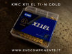 Immagine di KMC X11 EL Ti-N Gold 118 maglie catena 11 velocità