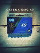 Immagine di KMC X9 Grey 114 maglie catena 9 velocità