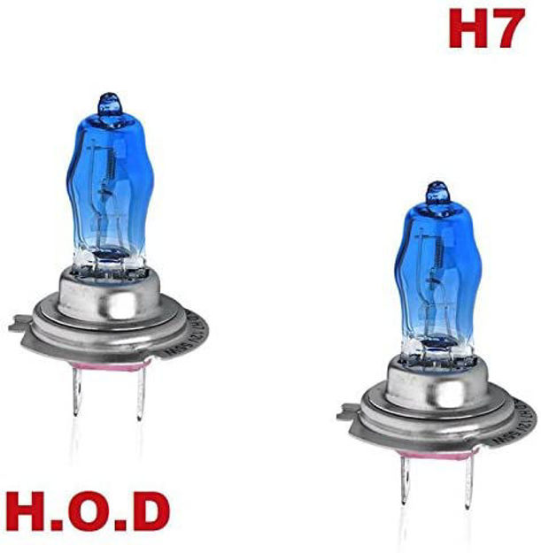 Picture of H.O.D H7 55W PX26d Super White lampadine alogene ad alta definizione set 2 pezzi
