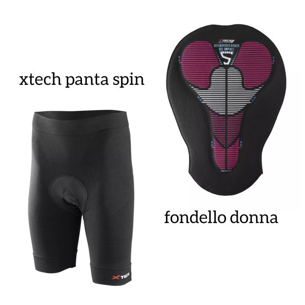 Immagine di Xtech Sport Pantaloncini Spin Woman (fondello donna)