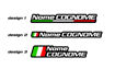 Picture of Personalized stickers NAME, SURNAME, FLAG