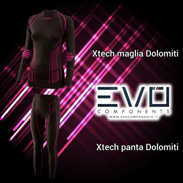 Immagine di Completo running Xtech Dolomiti donna