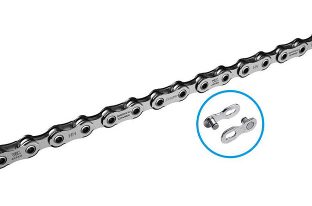 Immagine di Shimano Catena XTR CN-M9100 a 12 velocità con Quick-Link  126 maglie