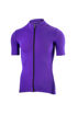 Immagine di Completo ciclismo Xtech maglia Essential viola - salopette Rise - calza professional carbon viola