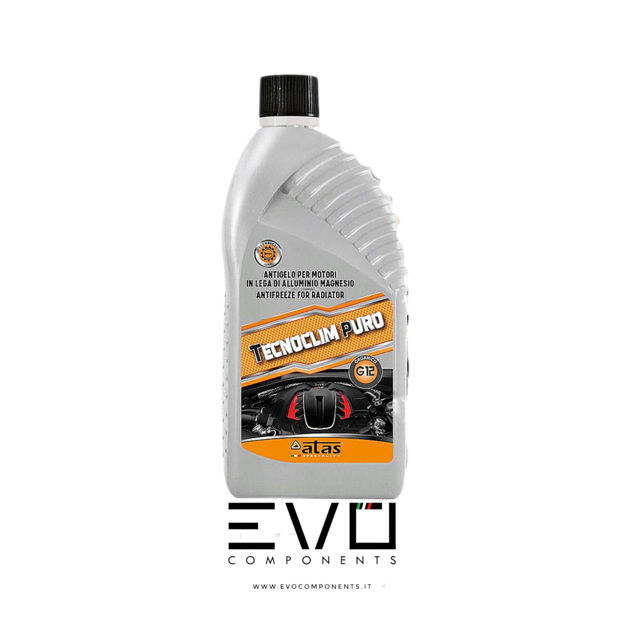 Evocomponents. LIQUIDO ANTIGELO ATAS TECNOCLIM PURO (ROSSO) LT.1