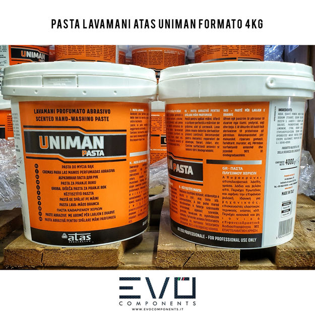 Evocomponents. ATAS PASTA LAVAMANI UNIMAN 4KG