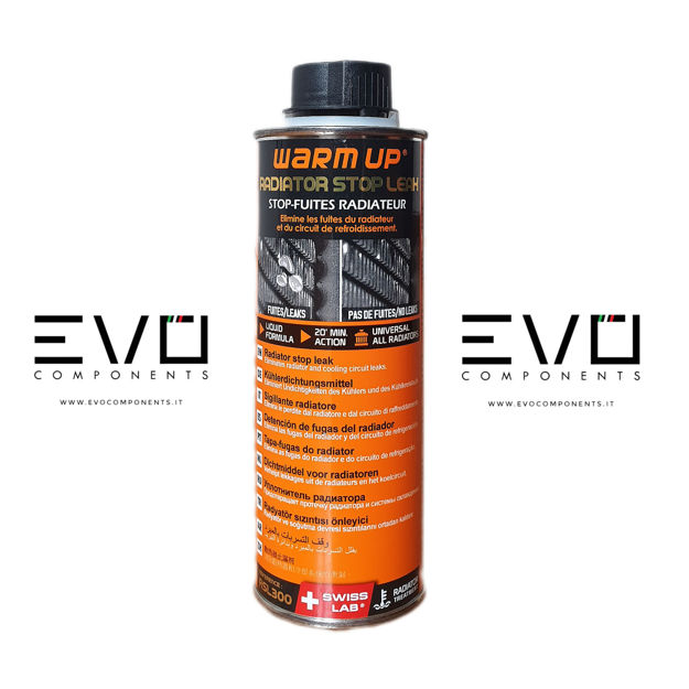 Immagine di WARM UP Radiator Stop Leak Anti Fughe Sigillante Radiatori a Base Polimeri Attivi Applicazione Curativa e Preventiva 300ml