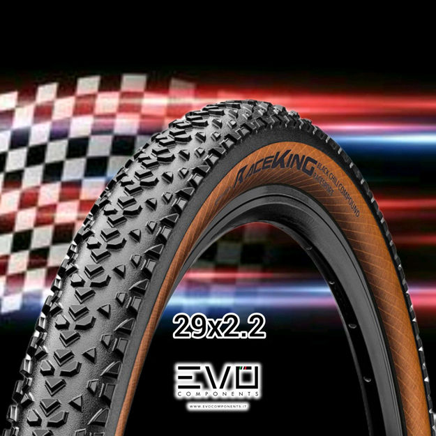 Immagine di Continental Race King Protection 29x2.20 Black Chili Compound black/transparent