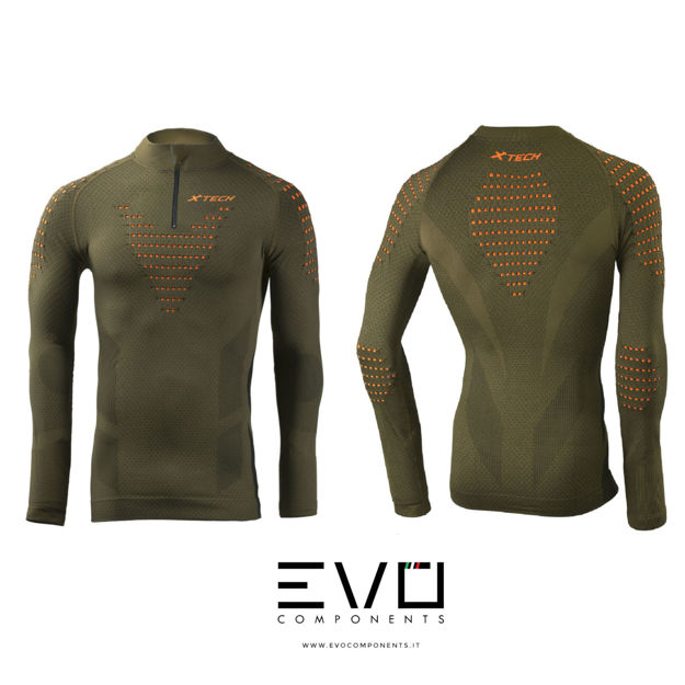 Immagine di Xtech maglia Tactical lupetto + zip