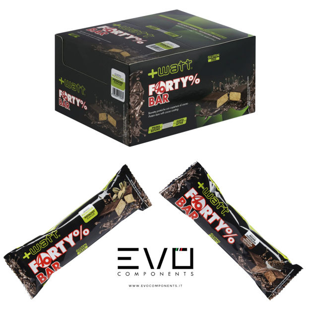 Immagine di +Watt Forty % Bar Box 20 barrette