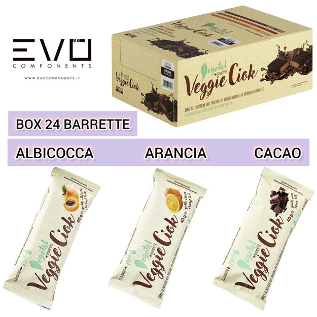 Immagine di +WATT Veggie Ciok barrette (box 24 pezzi)