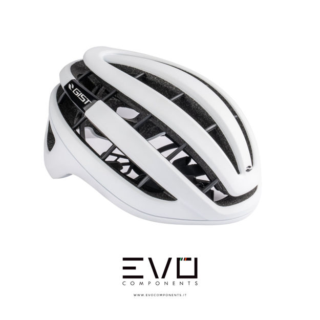 Immagine di GIST RAPIDO CASCO BIANCO LUCIDO TG S/M 52-58 CM