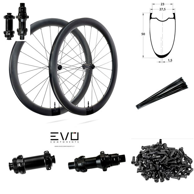 Immagine di DUKE CORE RR50 MOZZI CORE CL SP RUOTE STRADA